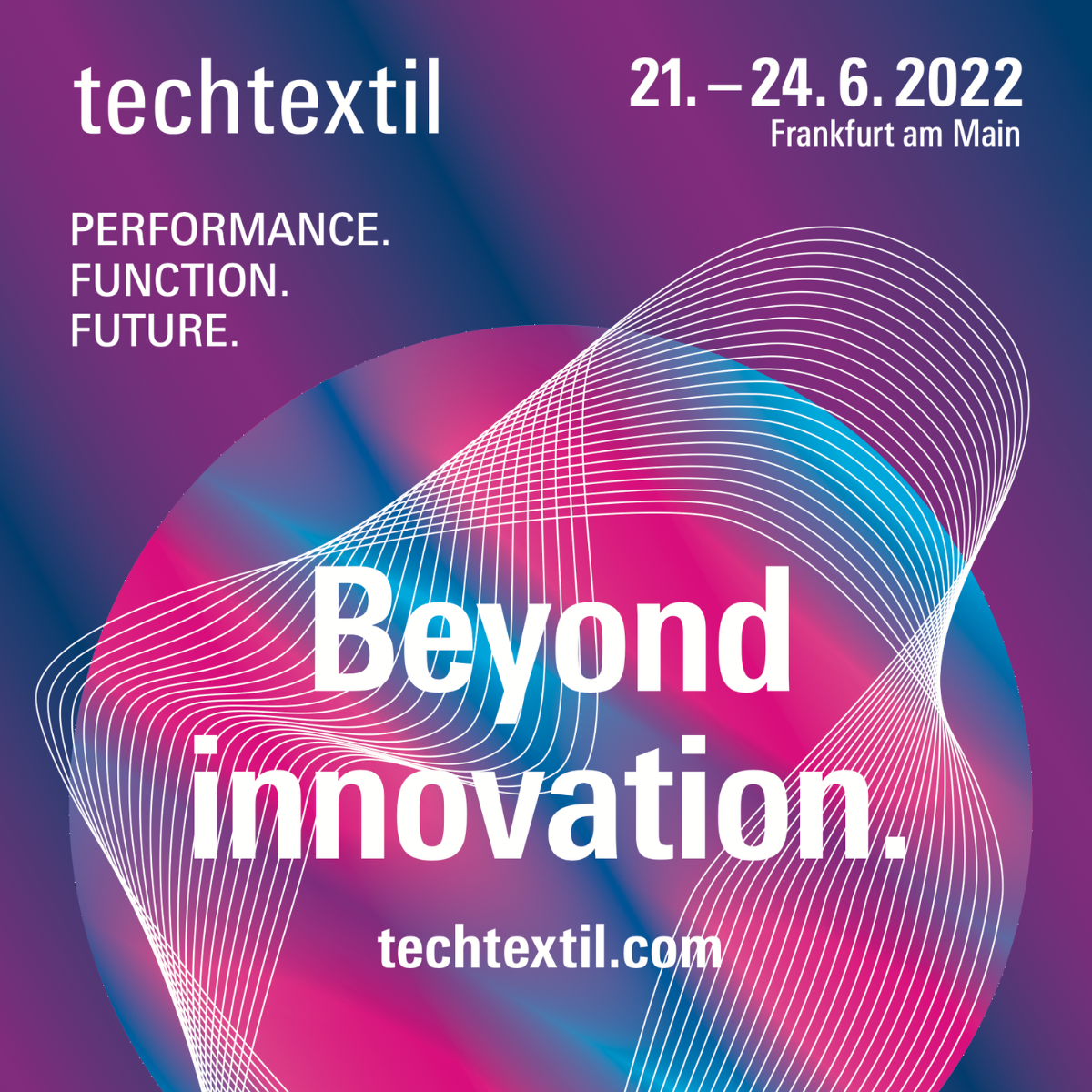 Techtextil 2022 poster